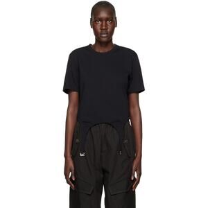 Dion Lee Garter Short Sleeve T-Shirt Black - M